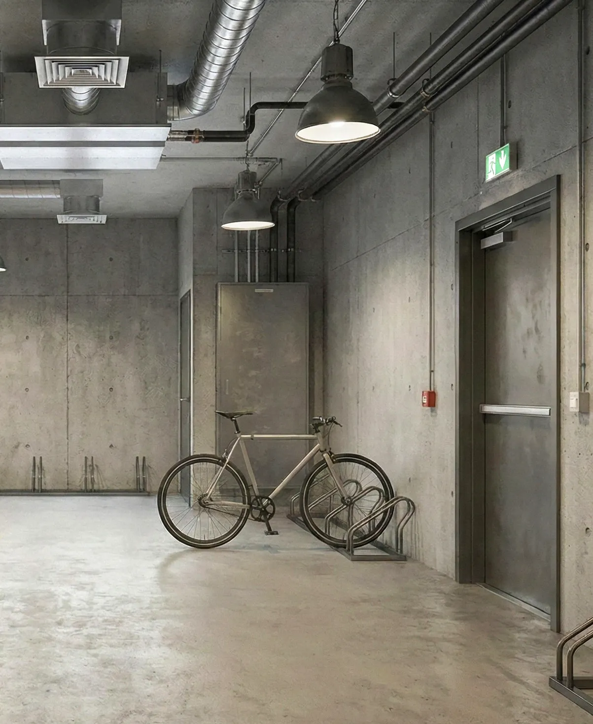Secure cycle storage